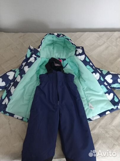Зимний костюм для девочки 98