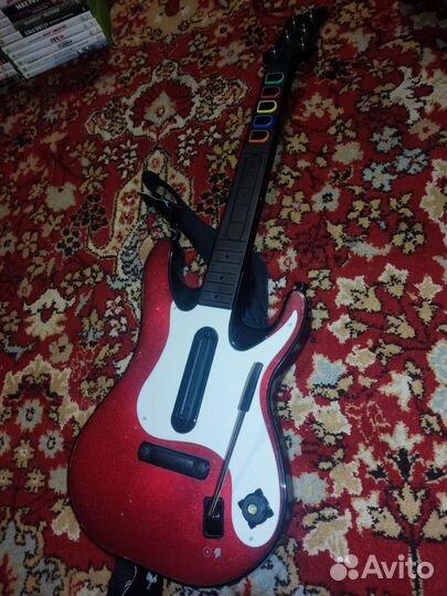 Guitar hero (барабаны и гитары) Xbox 360