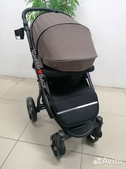 Новая коляска Bubago Cross City (коричневый)