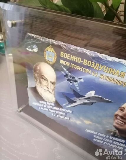 Панно эксклюзивное Авиация /Жуковский и Гагарин