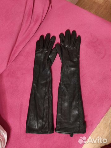 Перчатки кожанные длина 42 см