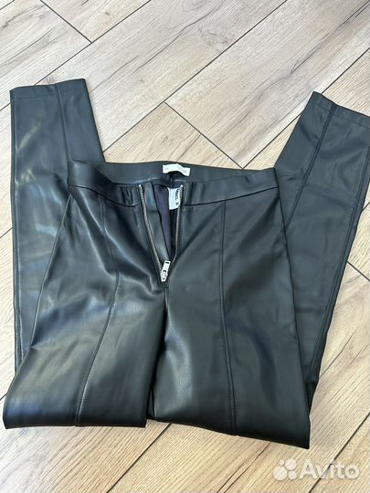 Брюки кожаные