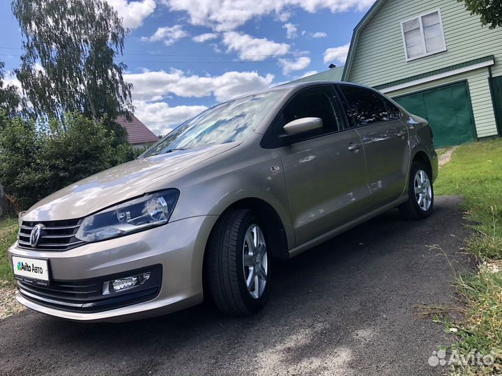 Volkswagen Polo 1.6 AT, 2017, 87 800 км