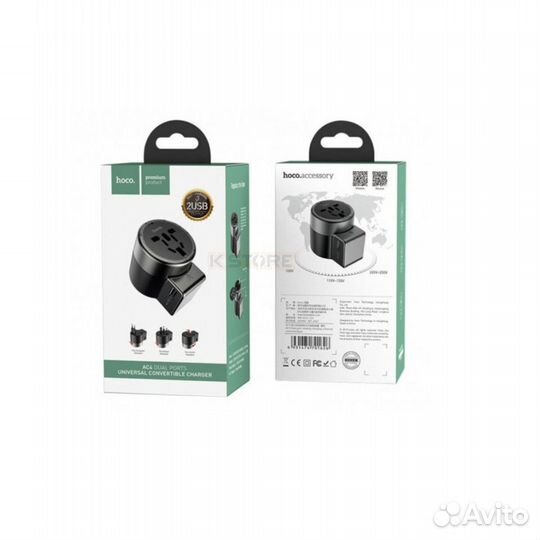 Сетевое зарядное устройство hoco AC4 dual port