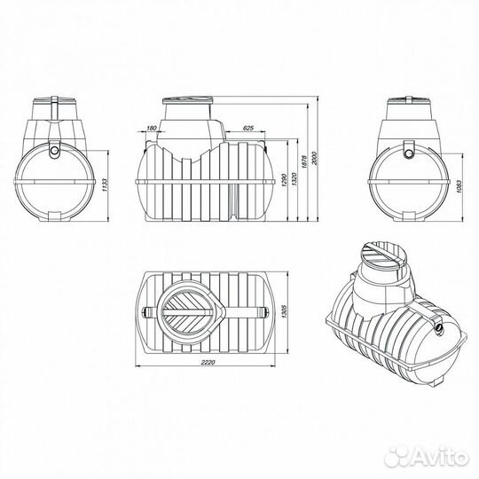 Септик Rostok загородный
