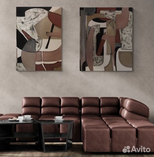 Картина большая абстракция