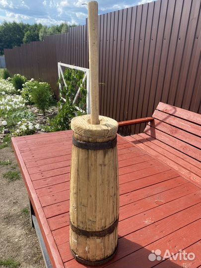 Маслобойка ручная старинная