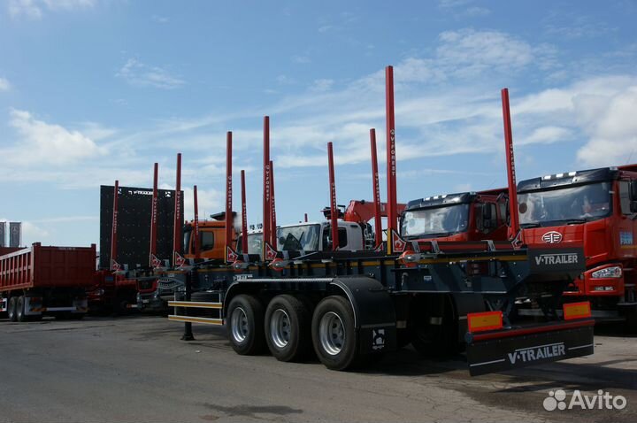 Полуприцеп лесовоз (сортиментовоз) V-Trailer 310, 2024