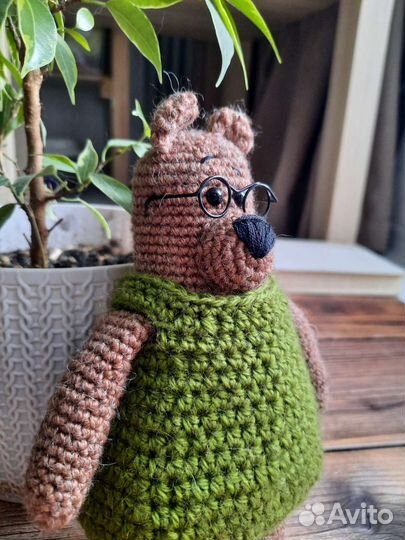 Вязаный мишка