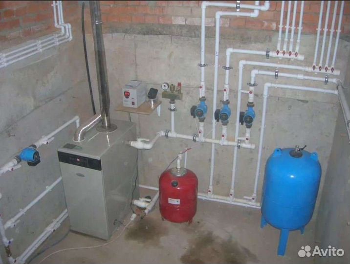 Ремонт газовых котлов колонок пром.теплообменников