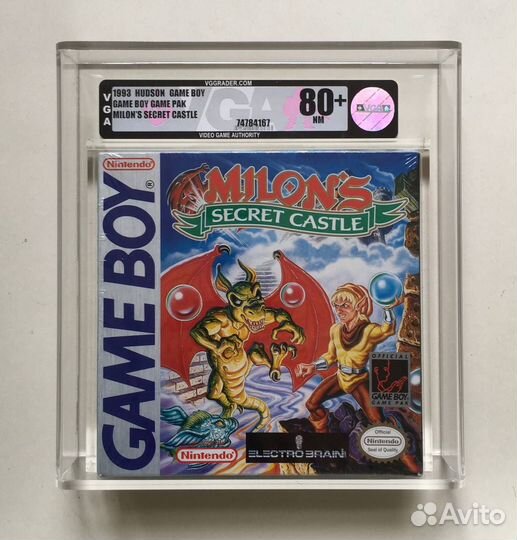 Milon's Secret Castle Nintendo Game Boy VGA 80+