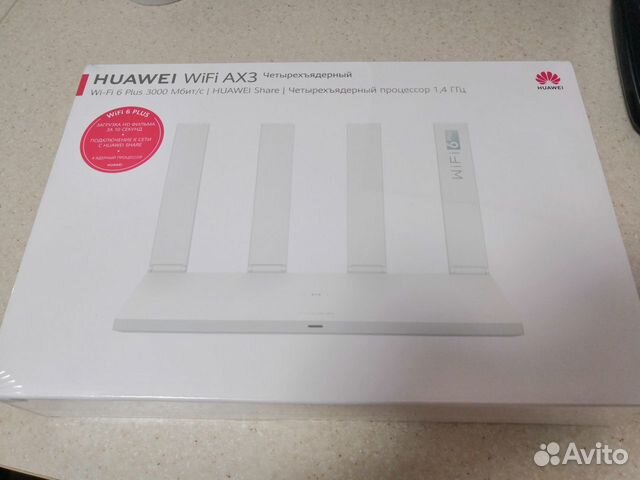 Huawei WiFi AX3 четырехъядерный Wi-Fi 6 Plus