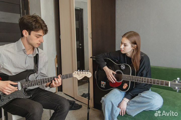 Занятия на акустической гитаре