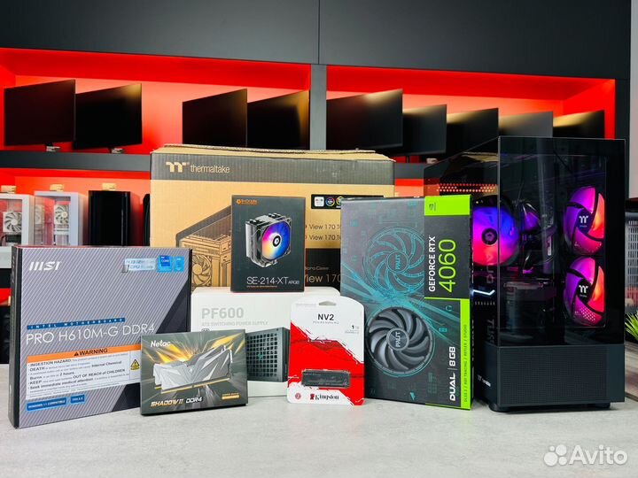 Игровой пк на RTX 4060/Core i5/32GB/1TB
