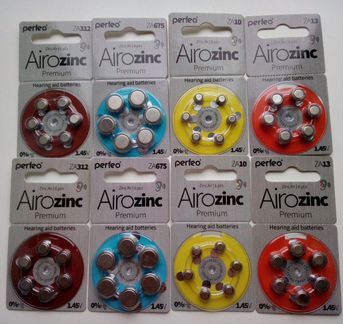 Батарейки для слуховых аппаратов