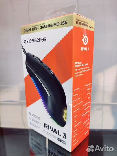 Игровая мышь SteelSeries Rival 3