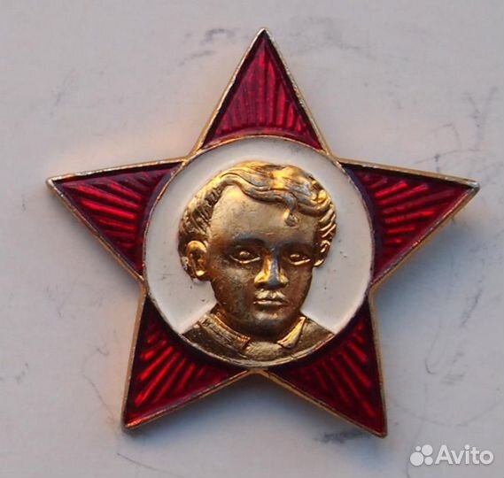 Значок звездочка Октябренка оригинал