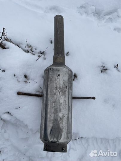 Задняя банка глушителя