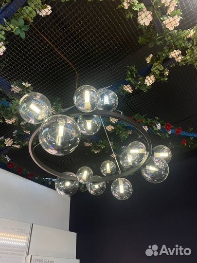 Потолочная люстра шары Ballons Black
