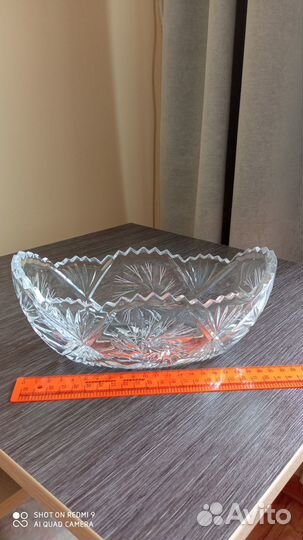 Ваза, хрусталь, Ладья