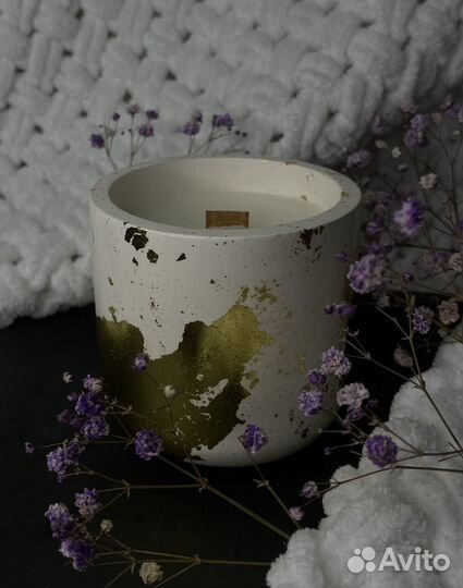 Ароматическая свеча ручной работы