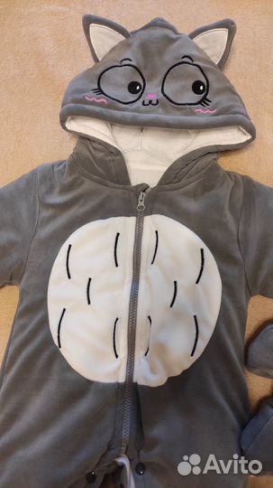 Теплый комбинезон для новорожденного