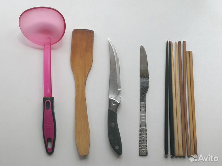 Половник нож ложка лопатка палочки для суши