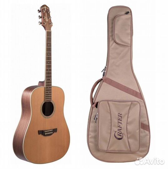 Crafter D-7/nс акустическая гитара + чехол