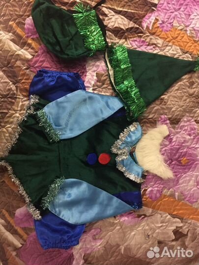 Новогодний костюм гнома 34 (122-128)