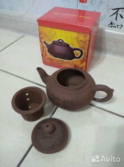 Чайник заварочный глина