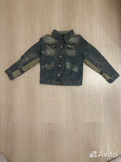 Джинсовая куртка roberto cavalli