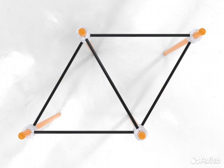 Двойной треугольник из турников для Воркаут Pioner A17255