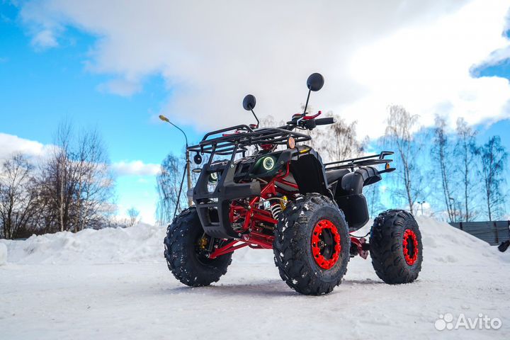 Электроквадроцикл white siberia sneg PRO 3000W 60V