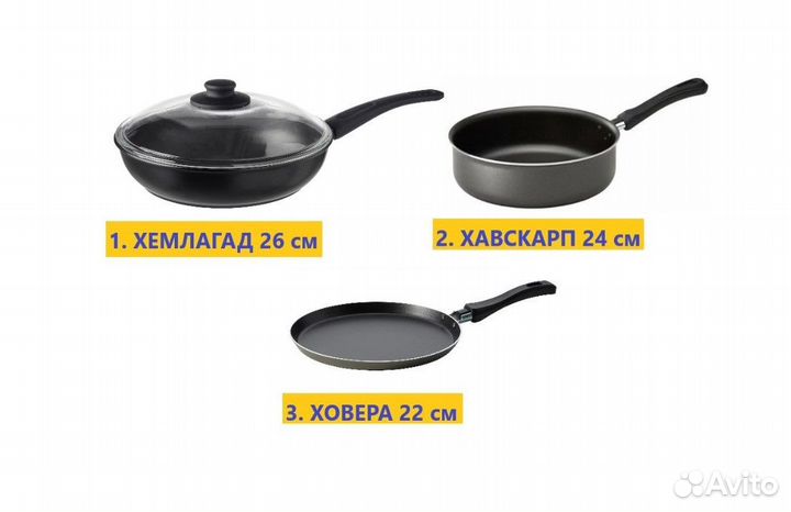Сковороды IKEA
