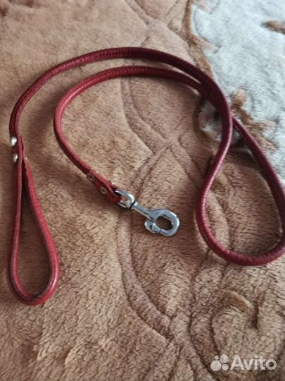 Поводок для собак кожаный