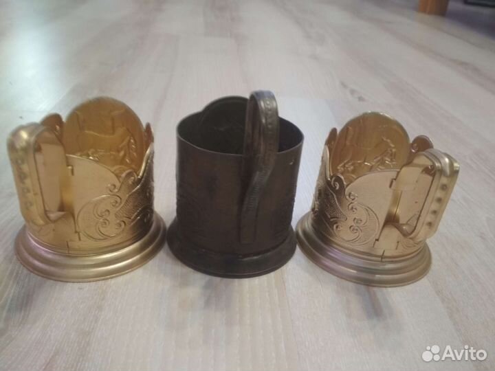 Три подстаканника СССР