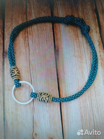 Ошейник-шнурок для адресника для собаки