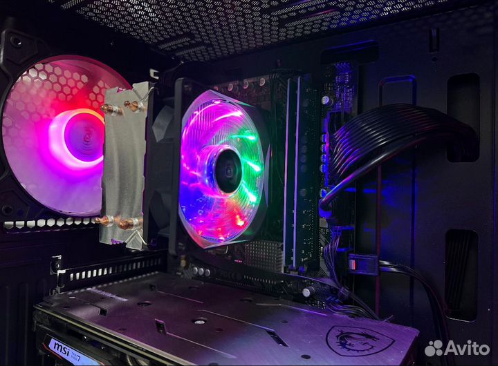 Игровой пк i3-12100f gtx 1660