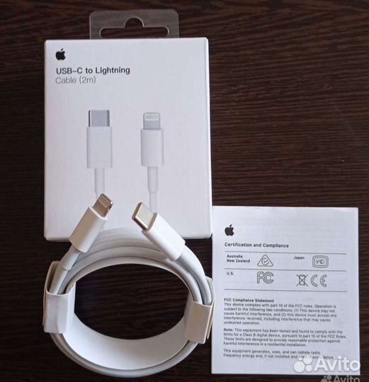Кабель Apple USB-C to Lighting 2m iPhone