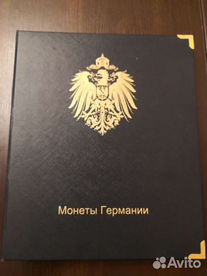 Подборка монет Германии в коллекционное альбоме