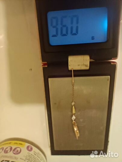 Золотые серьги 585 пробы