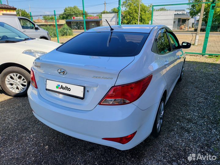 Hyundai Solaris 1.4 МТ, 2015, 135 000 км