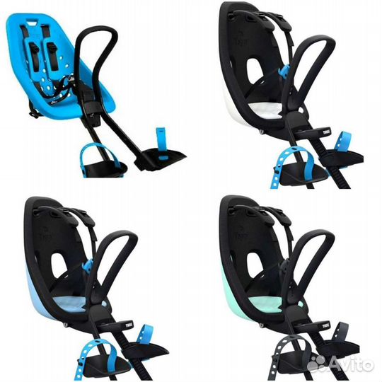 Велокресло Thule Yepp Next Mini Nexxt белое голуб