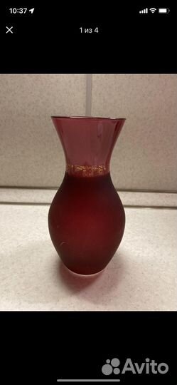 Вазы хрусталь, цветное стекло