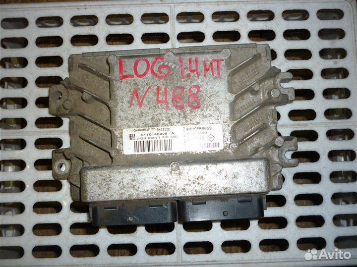 Блок управления двигателем Renault Logan седан 1.4