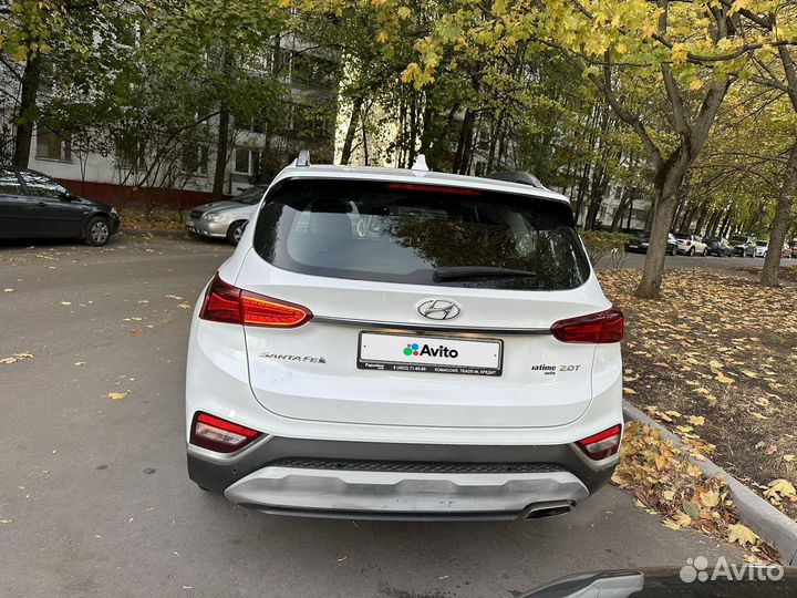 Hyundai Santa Fe 2.0 AT, 2019, 55 100 км