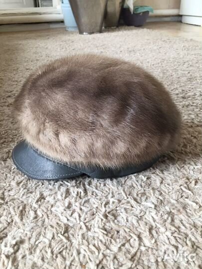 Шапки-кепи (норка и др) р. 57-58