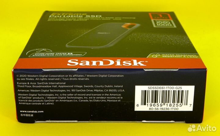 SanDisk 1TB Extreme Portable, sdssde61-1T00-G25