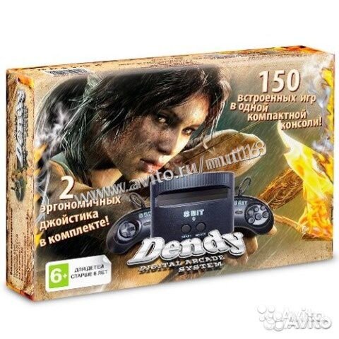 Приставка 8 бит Tomb Raider.150 игр