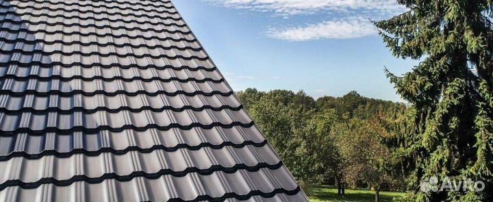 Матовая металлочерепица